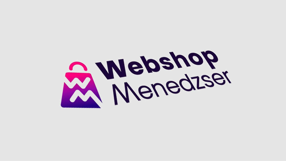 Webshop Menedzser logó prezentálása